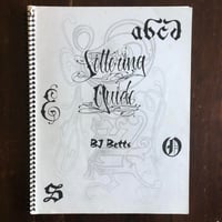 Image 1 of BJ Betts lettering guide 