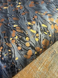 Image 1 of One of a kind hand marbled paper  - 'Meteor Shower' 