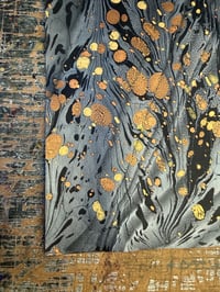 Image 5 of One of a kind hand marbled paper  - 'Meteor Shower' 