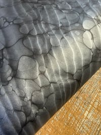 Image 9 of Two of a kind hand marbled paper  - 'Silver Ripple' 2 sheets available 
