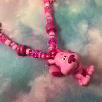 Image 2 of Pink Dog Kandi Necklace
