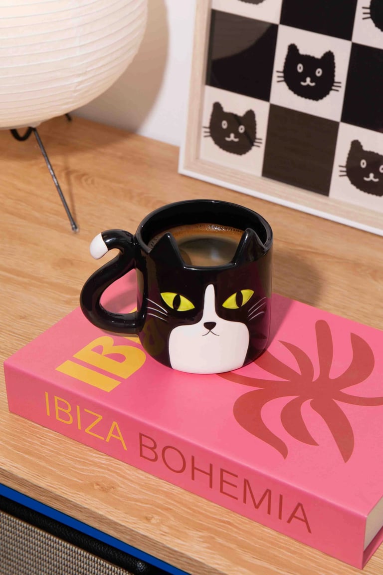 MUG CHAT TUXEDO Image 2