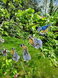 Image 4 of Garden Birds.  Decorative hanging garland. 