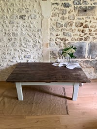 Image 3 of Table basse de ferme  - Meuble ancien restauré
