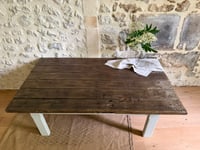 Image 1 of Table basse de ferme  - Meuble ancien restauré