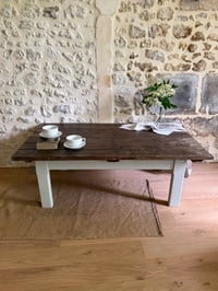 Image 2 of Table basse de ferme  - Meuble ancien restauré