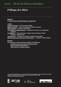 Image 15 of TRACÉS 48 - Politiques des objets