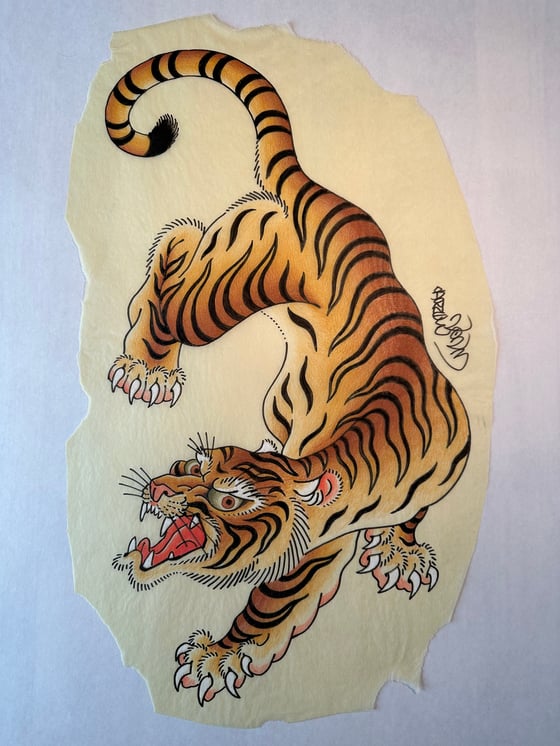 Image of Large Tiger study 2023