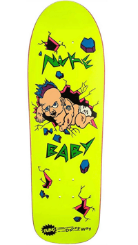 Blind Danny Way Nuke Baby Skateboard deck yellow 
