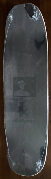 Image 2 of Matt Hensley Skateboard Deck H Street Eagle Block Print Red