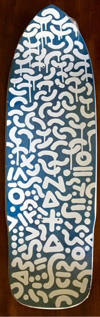 Image 2 of NATAS KAUPAS SKATEBOARD DECK - Santa Monica Airlines 80s deck
