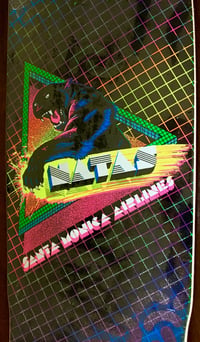 Image 3 of NATAS KAUPAS SKATEBOARD DECK - Santa Monica Airlines 80s deck