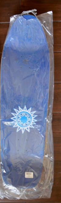 Image 2 of NEW DEAL MIKE VALLELY MAMMOTH SKATEBOARD DECK - BROWN STAIN