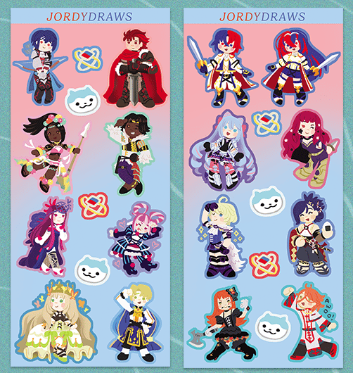 Image of FE Engage Sticker Sheets