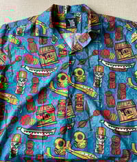 Image 5 of TIKI UNDERGROUND 100% Cotton Button-Up Short Sleeve Aloha Shirt
