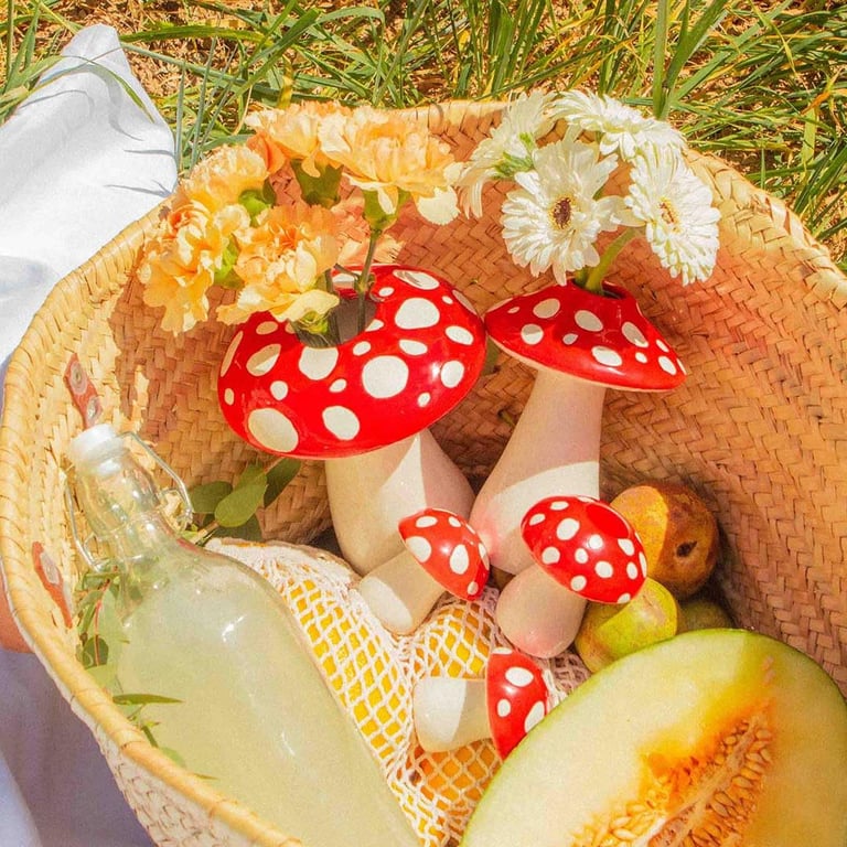 GRAND VASE CHAMPIGNON AMANITE Image 4