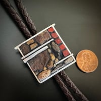 Image 3 of Falling Rock Bolo Tie