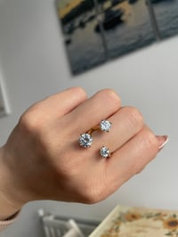 Image 3 of The Trinity Open Wrap Ring