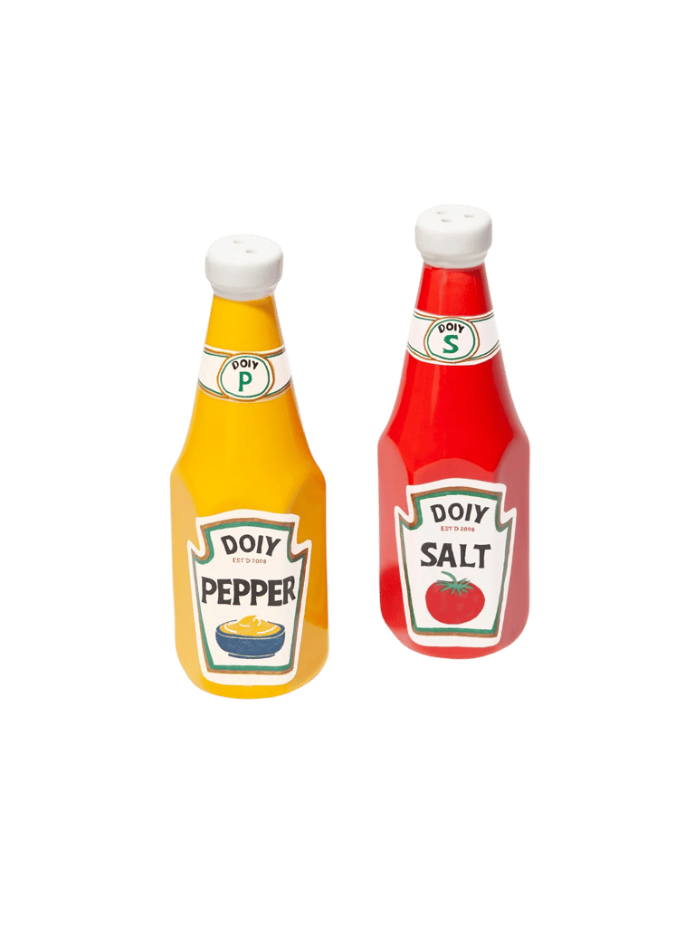 DUO DE SALIÈRE & POIVRIÈRE KETCHUP MOUTARDE