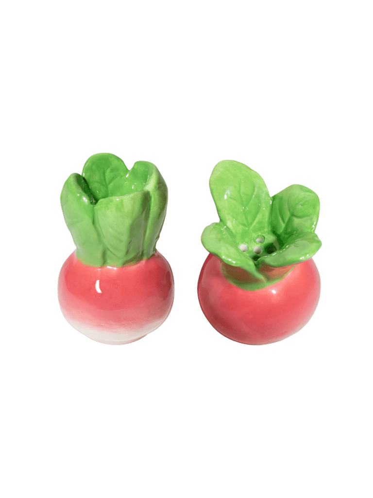 DUO DE SALIÈRE & POIVRIÈRE RADIS