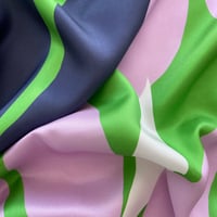 Image 4 of 'CROCUS' SQUARE 100% SILK TWILL SCARF