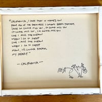 Image 2 of California Painting w/Lyrics