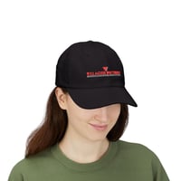 Image 4 of Village Pictures Embroidered Dad Cap – Vintage Film Logo Baseball Hat