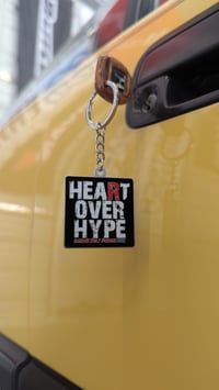 Image 5 of 1.5" Metal Keychain GBH 100K Heart Over Hype