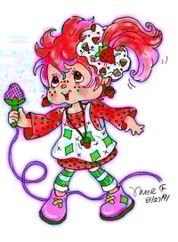 Image 2 of Karaoke Strawberry Shortcake  Color Print 1991 - 2026