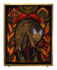 Image 1 of Premonition hand embelished in brass frame
