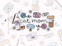 Cat Mom Sticker