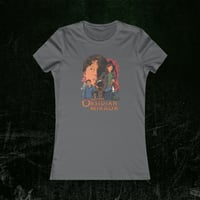 Image 1 of Women's Fav Tee - ENSEMBLE Retro Horror Film Street Art - The Obsidian Mirror