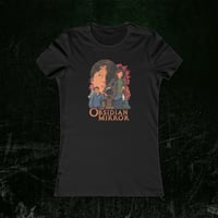 Image 2 of Women's Fav Tee - ENSEMBLE Retro Horror Film Street Art - The Obsidian Mirror