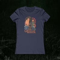 Image 5 of Women's Fav Tee - ENSEMBLE Retro Horror Film Street Art - The Obsidian Mirror