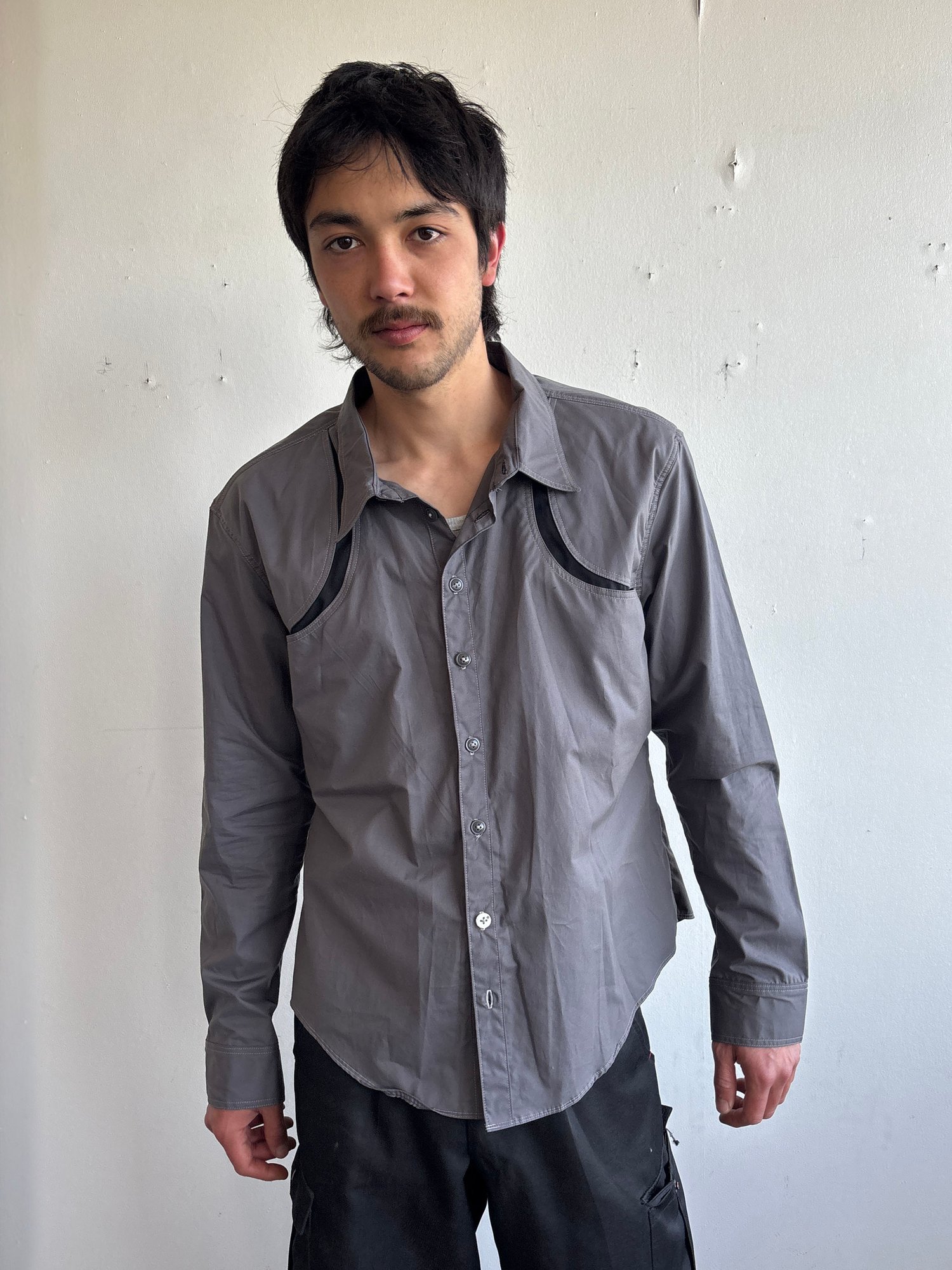 Shopper Shirt Gun Metal Large