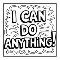 Image 4 of Positive Affirmation Coloring Pages/Posters for Kids - Instant Download