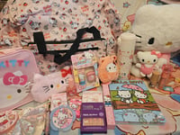 Image 1 of Hello Kitty Travel Duffle Bag Hello 
