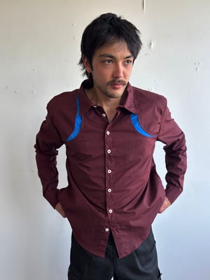 Shopper Shirt Maroon Large