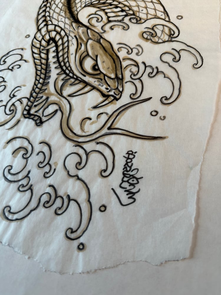 Image of Snake marker sketch 2023