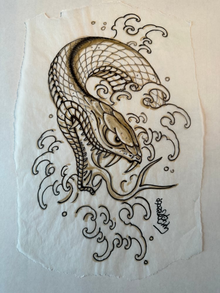 Image of Snake marker sketch 2023