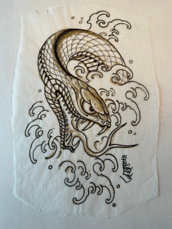 Image of Snake marker sketch 2023