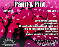 Paint & Pint @ Contrast Artisan Ales Marietta