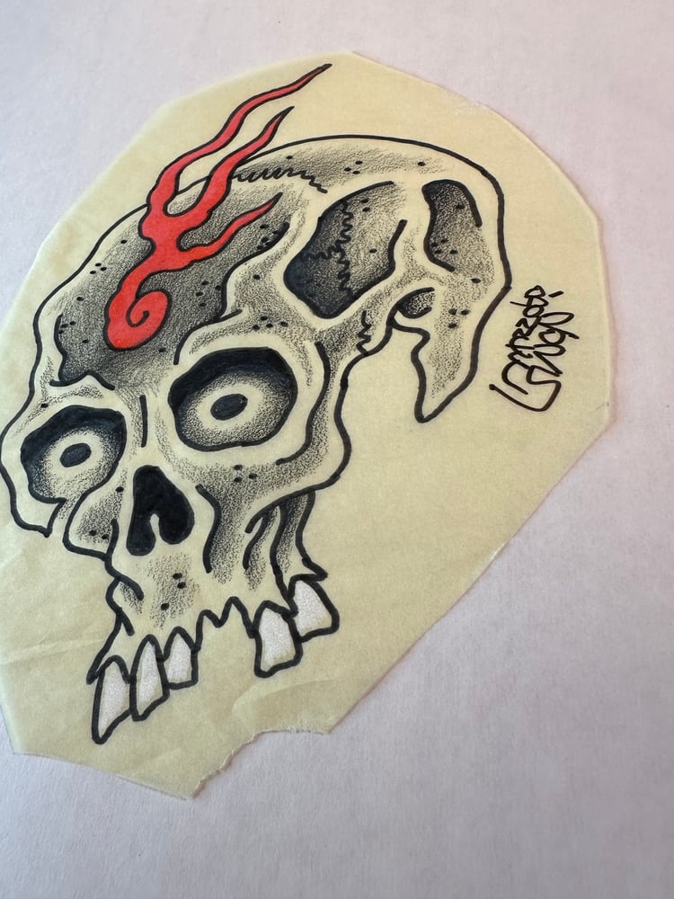 Image of Skull & fire 2025