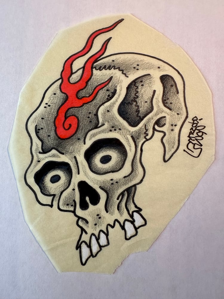 Image of Skull & fire 2025