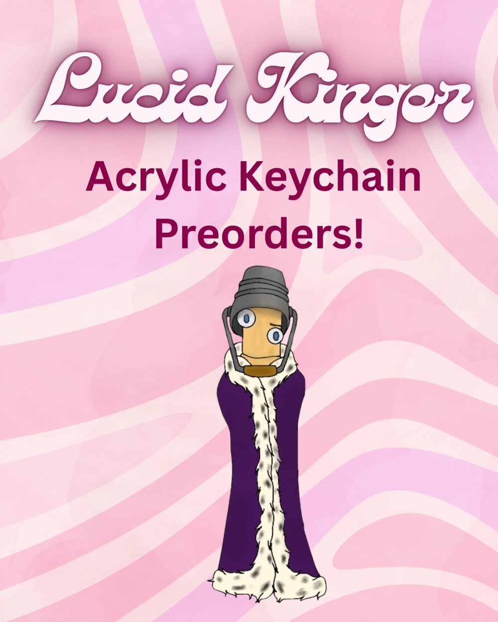 Image of [PREORDERS] Lucid Kinger Acrylic Keychain