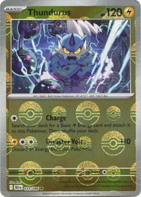 Thundurus (Poke Ball Pattern) - SV: Black Bolt - Near Mint