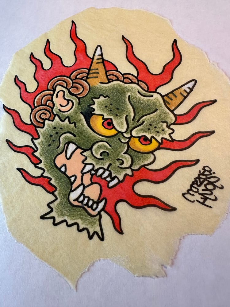 Image of Little green Oni 2021