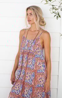 Image 3 of Amanda Dress Sienna Peacock