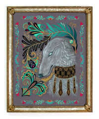Image 1 of Tzar in pearl and gold frame