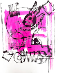 Hare For The Circus 1 of 1 print 16x20